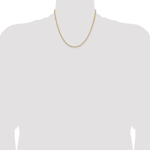 Leslie's 14K 2.1mm D/C Open Franco Chain Image 4 Albert's Jewelers Kingsland, GA