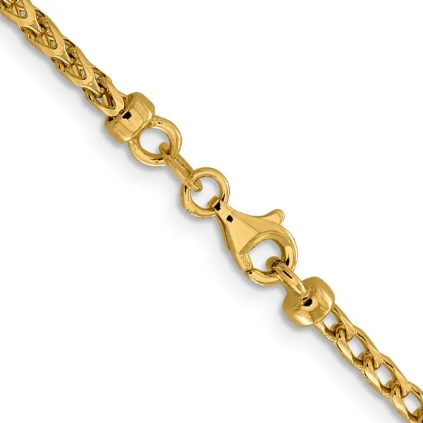 Leslie's 14K 2.45mm D/C Open Franco Chain Image 3 Diny's Jewelers Middleton, WI