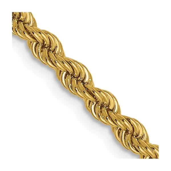 Leslie's 14K 2.25mm Solid Regular Rope Chain Albert's Jewelers Kingsland, GA