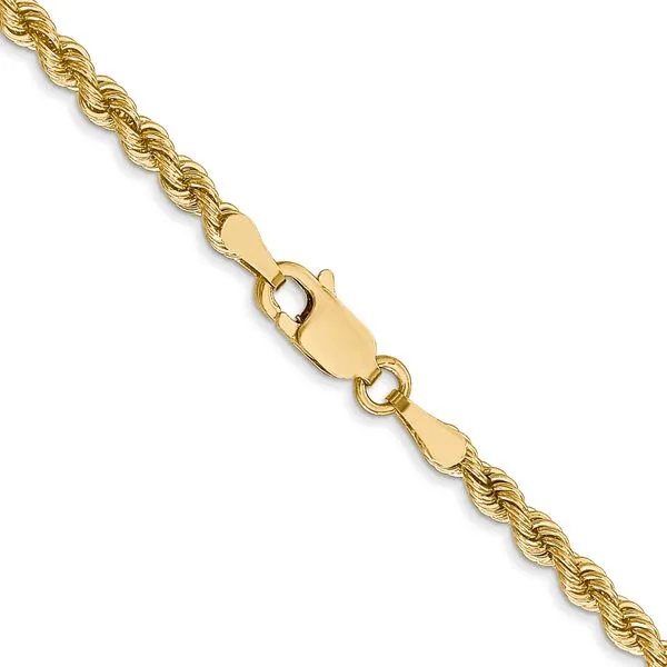 Leslie's 14K 2.75mm Solid Regular Rope Chain Image 3 Albert's Jewelers Kingsland, GA