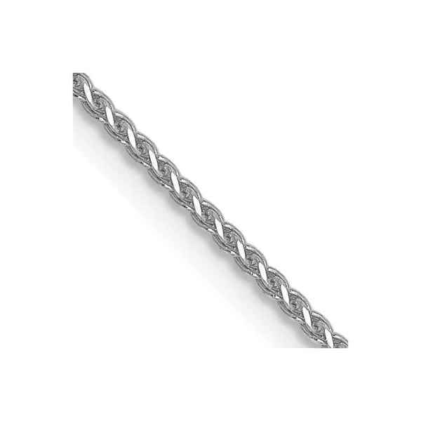 Leslie's 14K White Gold 1mm D/C Spiga Chain Diamond Design Jewelers Somerset, KY
