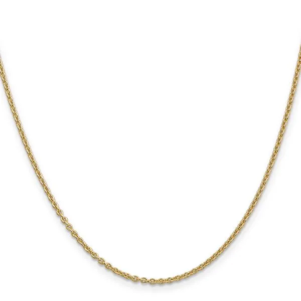 Leslie's 14K 1.95mm Round Cable Chain Image 2 Johnson Jewellers Lindsay, ON