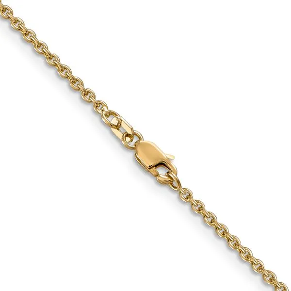 Leslie's 14K 1.95mm Round Cable Chain Image 3 Johnson Jewellers Lindsay, ON