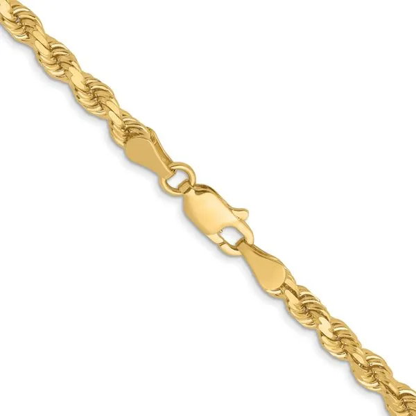 Leslie's 14K 3.75mm Diamond-Cut Rope Chain Image 3 Johnson Jewellers Lindsay, ON