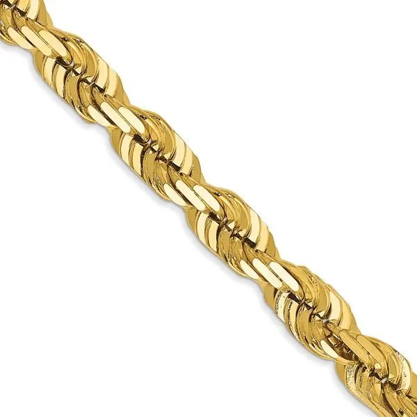 Leslie's 14K 5.5mm Diamond-Cut Rope Chain Johnson Jewellers Lindsay, ON