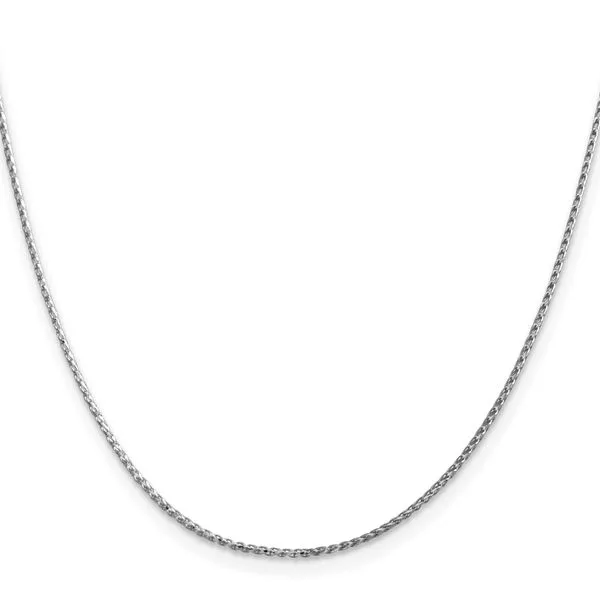 Leslie's 14K White Gold 1.15mm D/C Open Franco Chain Image 2 Diamond Design Jewelers Somerset, KY