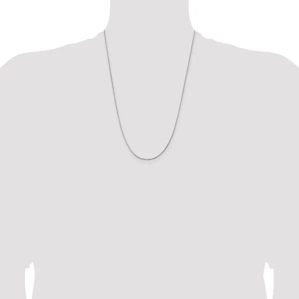 Leslie's 14K White Gold 1.15mm D/C Open Franco Chain Image 4 Diny's Jewelers Middleton, WI