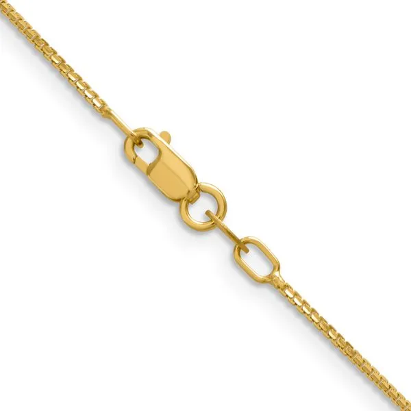 Leslie's 14K 1mm Concave Box Chain Image 3 Johnson Jewellers Lindsay, ON