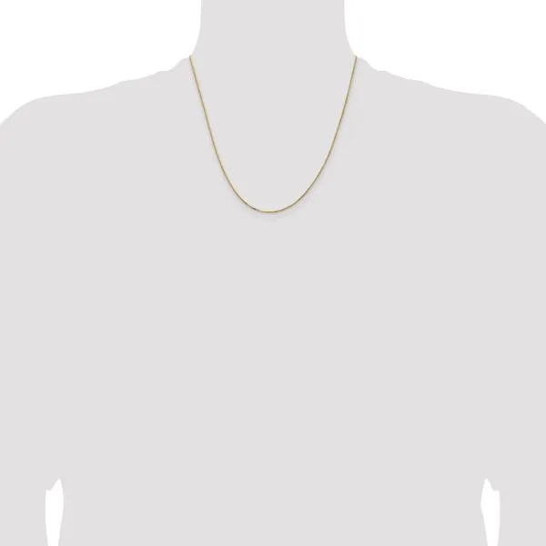 Leslie's 14K 1mm Concave Box Chain Image 4 Johnson Jewellers Lindsay, ON