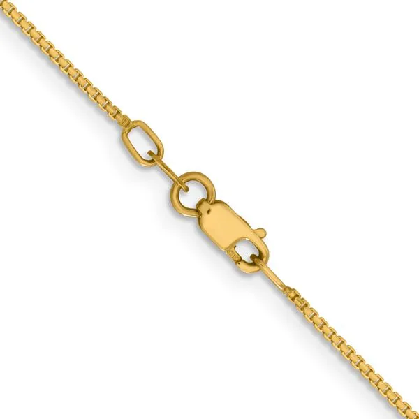 Leslie's 14K 1.10mm Concave Box Chain Image 3 Diny's Jewelers Middleton, WI