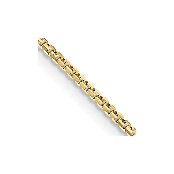 Leslie's 14K 1.10mm Concave Box Chain Diamond Design Jewelers Somerset, KY