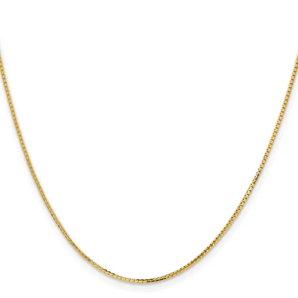 Leslie's 14K 1.2mm Concave Box Chain Image 2 Johnson Jewellers Lindsay, ON