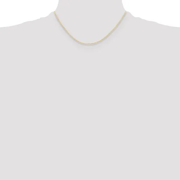 Leslie's 14K 0.8mm Serpentine Chain Image 4 Johnson Jewellers Lindsay, ON