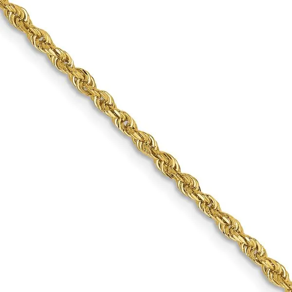 Leslie's 14k 2.00mm Diamond-Cut Lightweight Rope Chain Albert's Jewelers Kingsland, GA