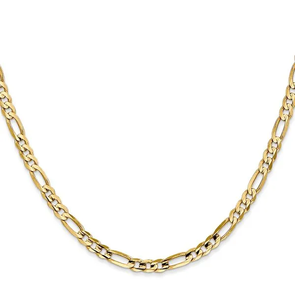 Leslie's 14k 4mm Concave Open Figaro Chain Image 2 Johnson Jewellers Lindsay, ON
