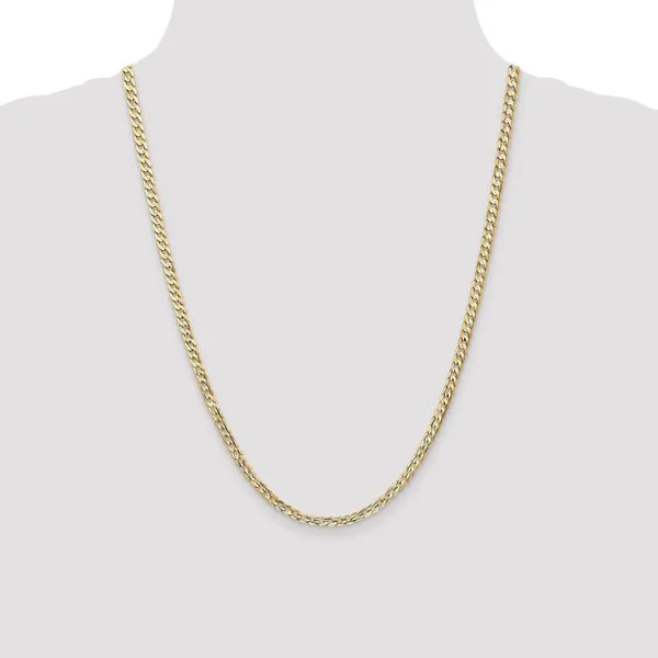 Leslie's 14k 3.8mm Open Concave Curb Chain Image 4 Diamond Design Jewelers Somerset, KY