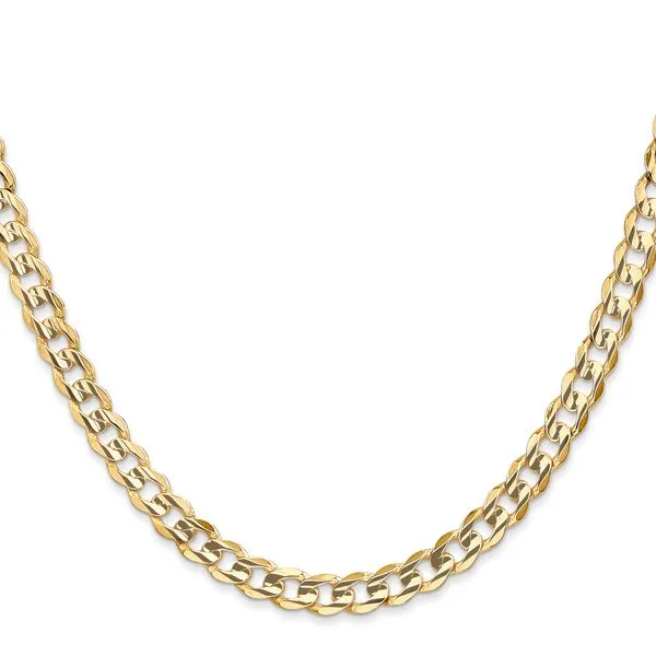 Leslie's 14k 5.25mm Open Concave Curb Chain Image 2 Diny's Jewelers Middleton, WI