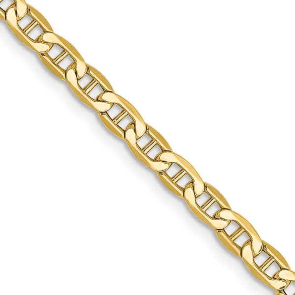 Leslie's 14k 3.2mm Semi-Solid Anchor Chain Diny's Jewelers Middleton, WI