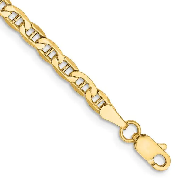Leslie's 14k 3.2mm Semi-Solid Anchor Chain Johnson Jewellers Lindsay, ON