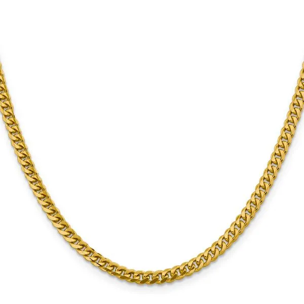 Leslie's 14k 4.25mm Solid Miami Cuban Chain Image 2 Diny's Jewelers Middleton, WI