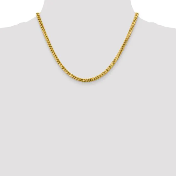 Leslie's 14k 4.25mm Solid Miami Cuban Chain Image 4 Diny's Jewelers Middleton, WI