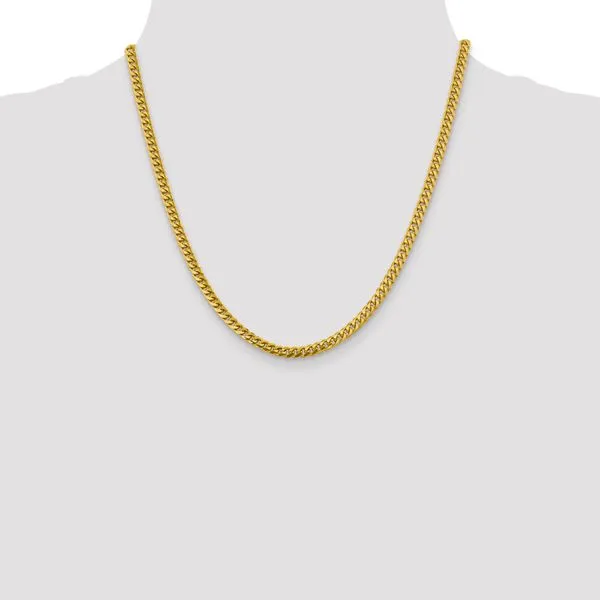 Leslie's 14k 4.25mm Solid Miami Cuban Chain Image 4 Johnson Jewellers Lindsay, ON