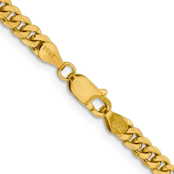 Leslie's 14k 4.25mm Solid Miami Cuban Chain Image 3 Diny's Jewelers Middleton, WI