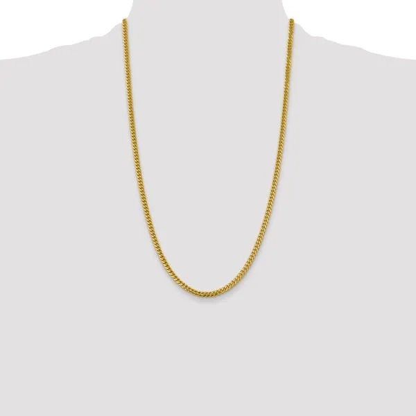 Leslie's 14k 4.25mm Solid Miami Cuban Chain Image 4 Diny's Jewelers Middleton, WI