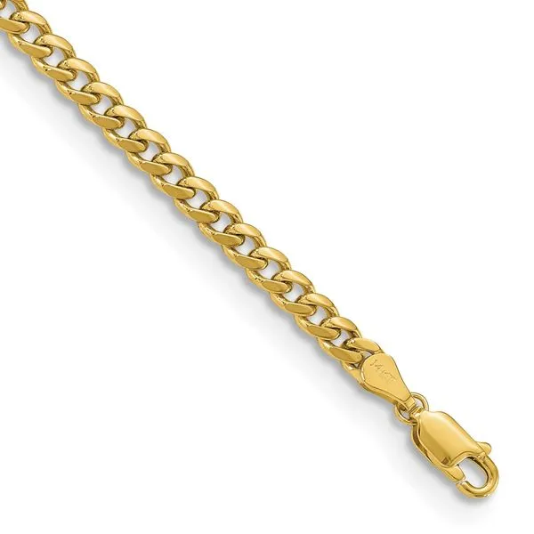 Leslie's 14k 4.25mm Solid Miami Cuban Chain Arlene's Fine Jewelry Vidalia, GA