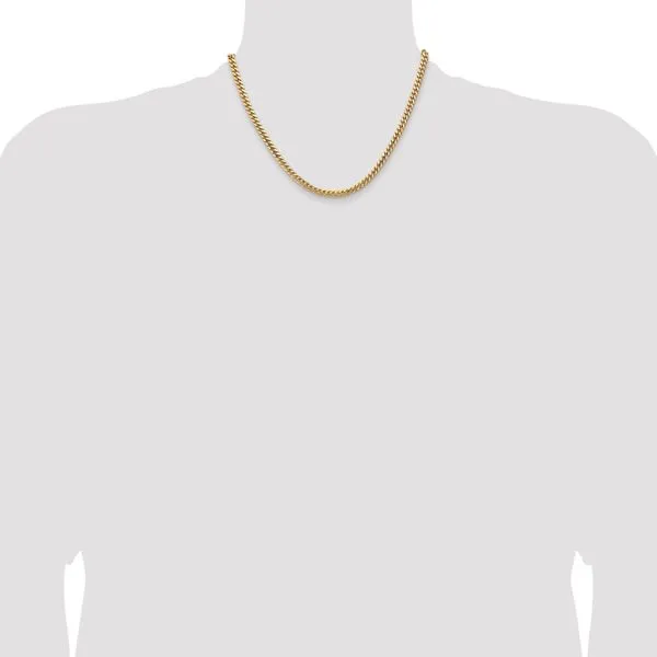 Leslie's 14k 4.3mm Solid Miami Cuban Chain Image 4 Johnson Jewellers Lindsay, ON