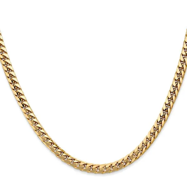 Leslie's 14k 4.3mm Solid Miami Cuban Chain Image 2 Diamond Design Jewelers Somerset, KY
