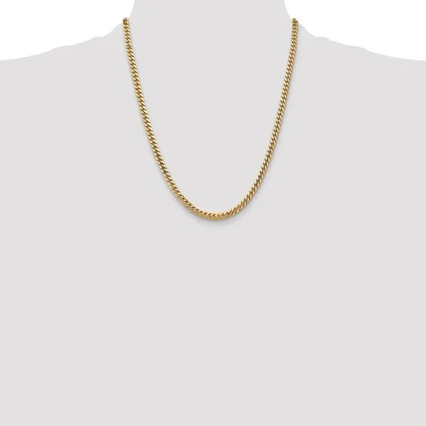 Leslie's 14k 4.3mm Solid Miami Cuban Chain Image 4 Diamond Design Jewelers Somerset, KY