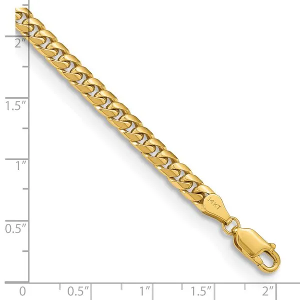 Leslie's 14k 4.3mm Solid Miami Cuban Chain Image 3 G.G. Gems, Inc. Scottsdale, AZ