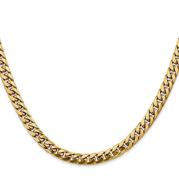 Leslie's 14k 5mm Solid Miami Cuban Chain Image 2 Johnson Jewellers Lindsay, ON