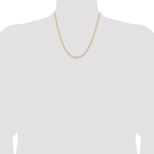 Leslie's 14k 2.85mm Semi-Solid Curb Chain Image 4 Albert's Jewelers Kingsland, GA