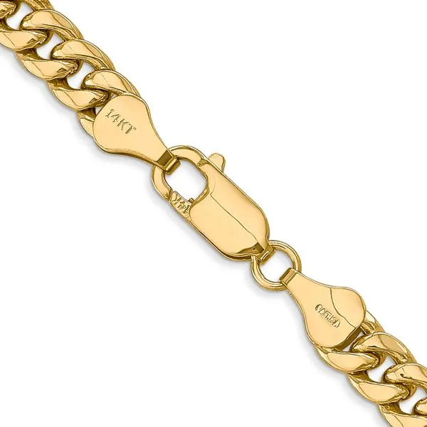 Leslie's 14k 6mm Semi-Solid Miami Cuban Chain Image 3 Spencer's Jewelers Athens, GA