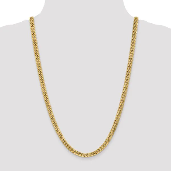 Leslie's 14k 6mm Semi-Solid Miami Cuban Chain Image 4 Diny's Jewelers Middleton, WI