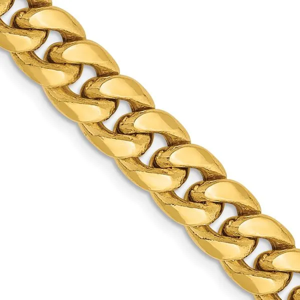 Leslie's 14k 7.3mm Semi-Solid Miami Cuban Chain Atlanta West Jewelry Douglasville, GA