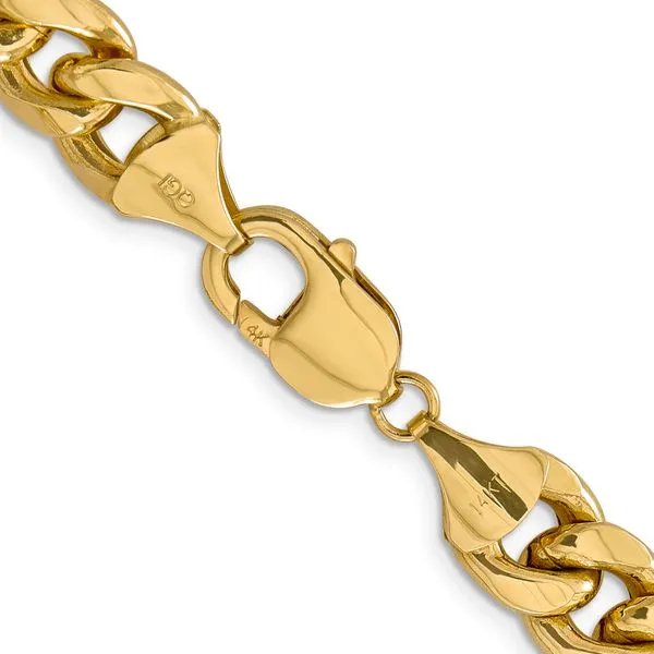 Leslie's 14k 11mm Semi-Solid Miami Cuban Chain Image 3 Johnson Jewellers Lindsay, ON