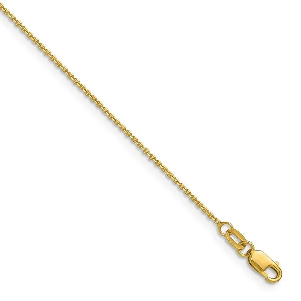 Leslie's 14K 1.1mm D/C Round Cable Chain John E. Koller Jewelry Designs owasso, OK