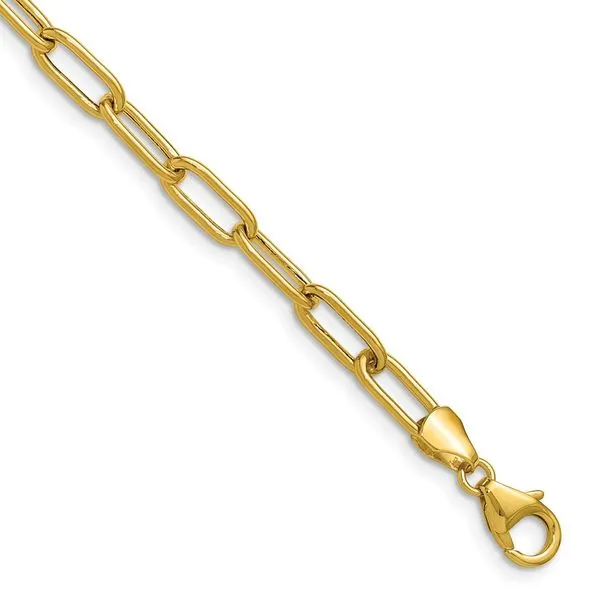 Leslie's 14k 4.5mm Semi-Solid Paperclip Chain Grayson & Co. Jewelers Iron Mountain, MI