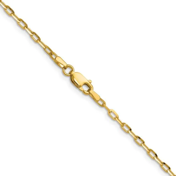 Leslie's 14K 2.3mm D/C Open Long Link Cable Chain Image 3 Delfine's Jewelry Charleston, WV