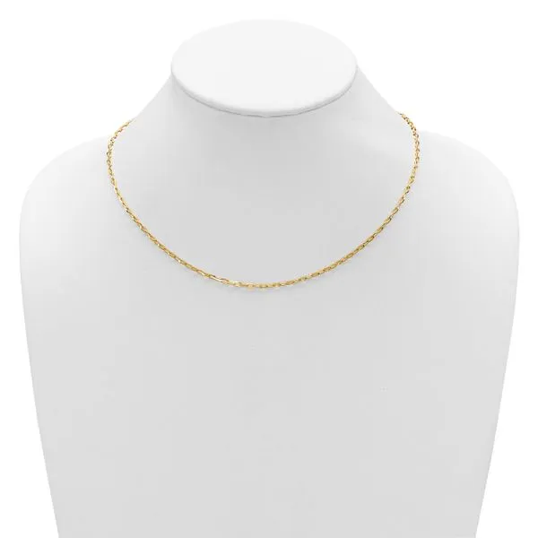 Leslie's 14K 2.3mm D/C Open Long Link Cable Chain Image 4 Albert's Jewelers Kingsland, GA