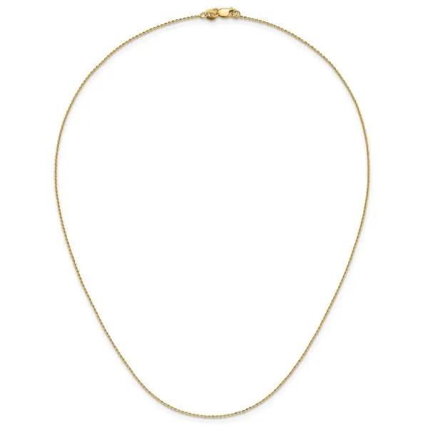 Leslie's 14K 1mm D/C Oval Link Chain Image 2 Spath Jewelers Bartow, FL