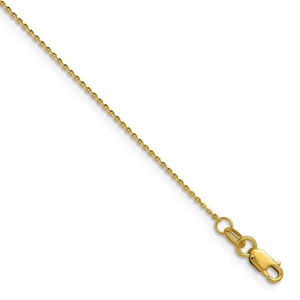 Leslie's 14K 1mm D/C Oval Link Chain Jim's Jewelers Tyler, TX