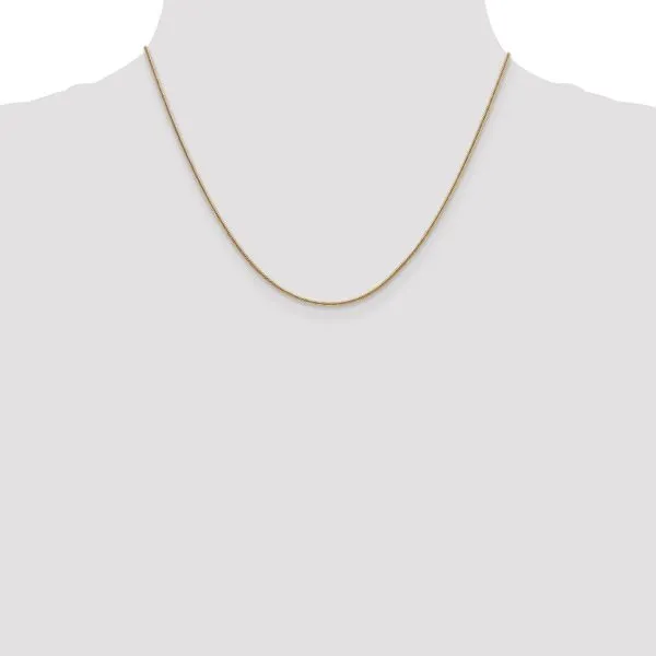 Leslie's 14K 1.3mm Round Snake Chain Image 4 Diamond Design Jewelers Somerset, KY