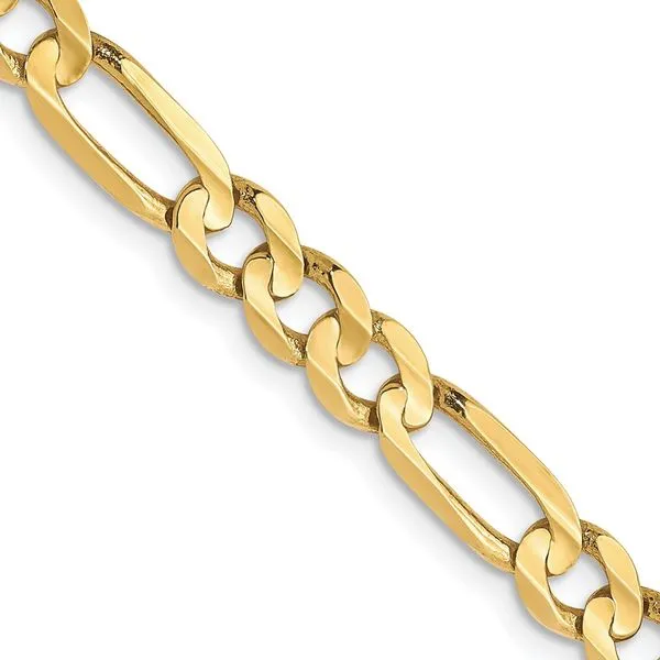 Leslie's 10k 4.5mm Concave Figaro Chain Spencer's Jewelers Athens, GA