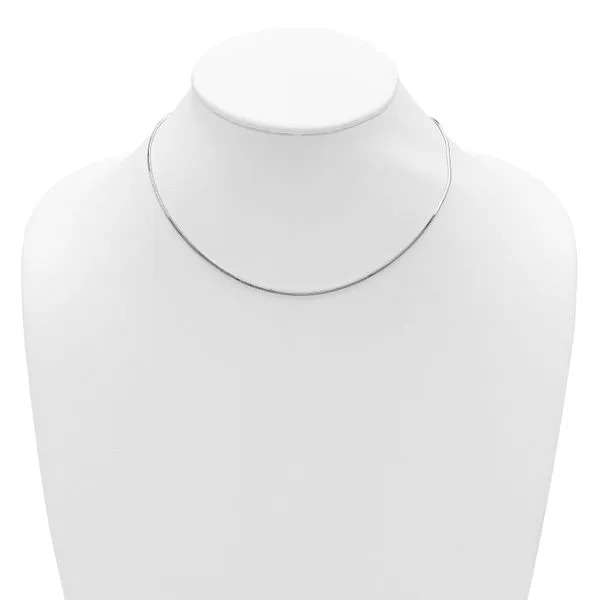 Leslie's Sterling Silver 1.2mm D/C Square Snake 1in+1in Adjustable Chain Image 3 Grayson & Co. Jewelers Iron Mountain, MI