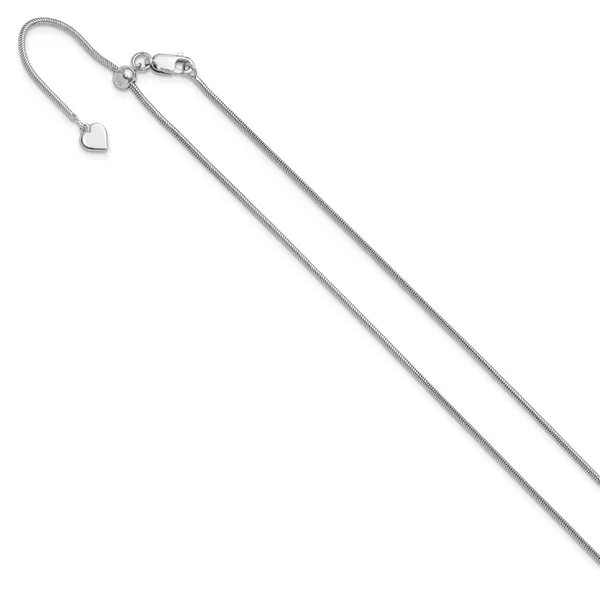 Leslie's Sterling Silver Adjustable 1.4mm Snake Chain Image 2 Tidwells of Greenwood Greenwood, SC