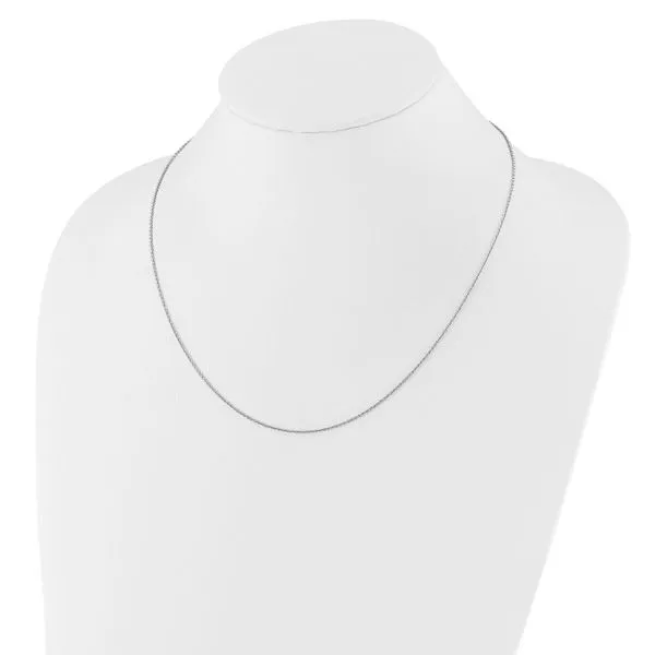 Leslie's Sterling Silver Adjustable 1.3mm Rolo Chain Image 3 Fairfield Center Jewelers Fairfield, CT